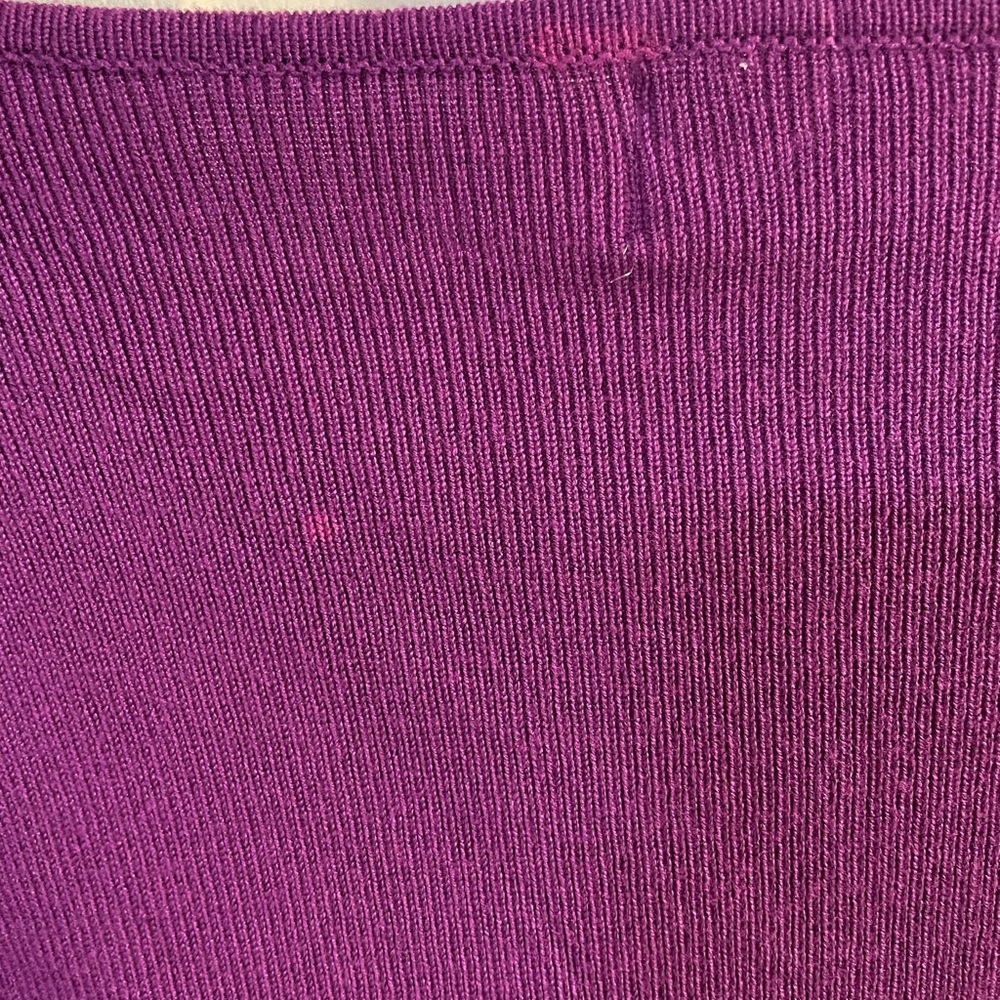 Lizette Collection Purple Lace Up Crop - XL - Picture 4 of 4